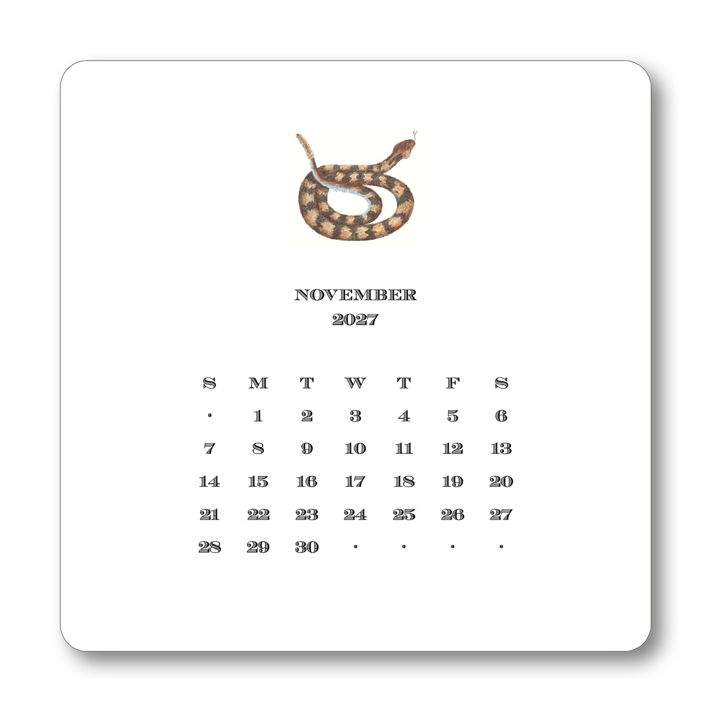 2027 Texas Desk Calendar