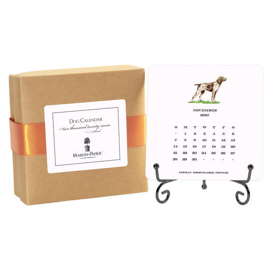 2027 Dog Desk Calendar