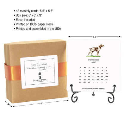 2027 Dog Desk Calendar