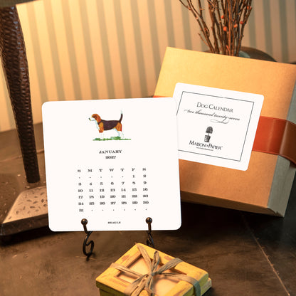 2027 Dog Desk Calendar