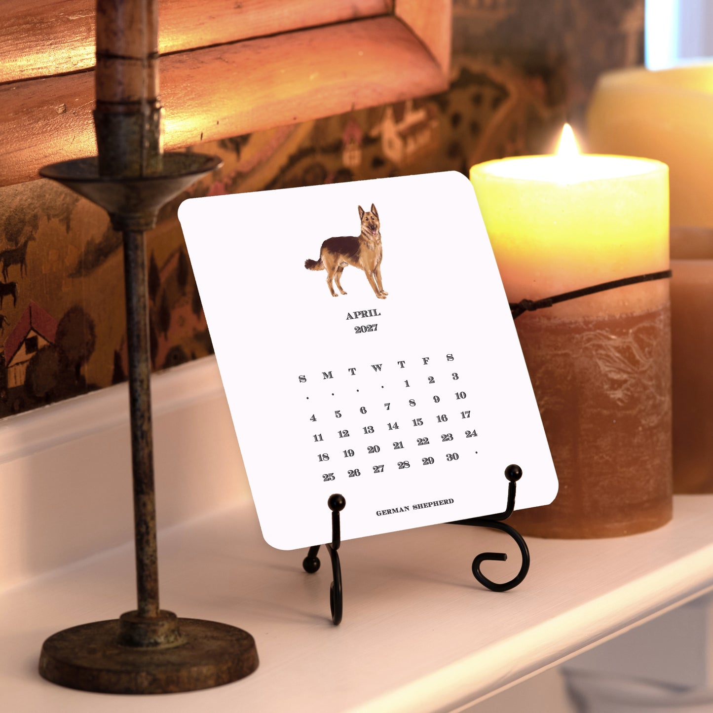 2027 Dog Desk Calendar