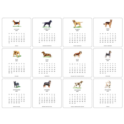 2027 Dog Desk Calendar