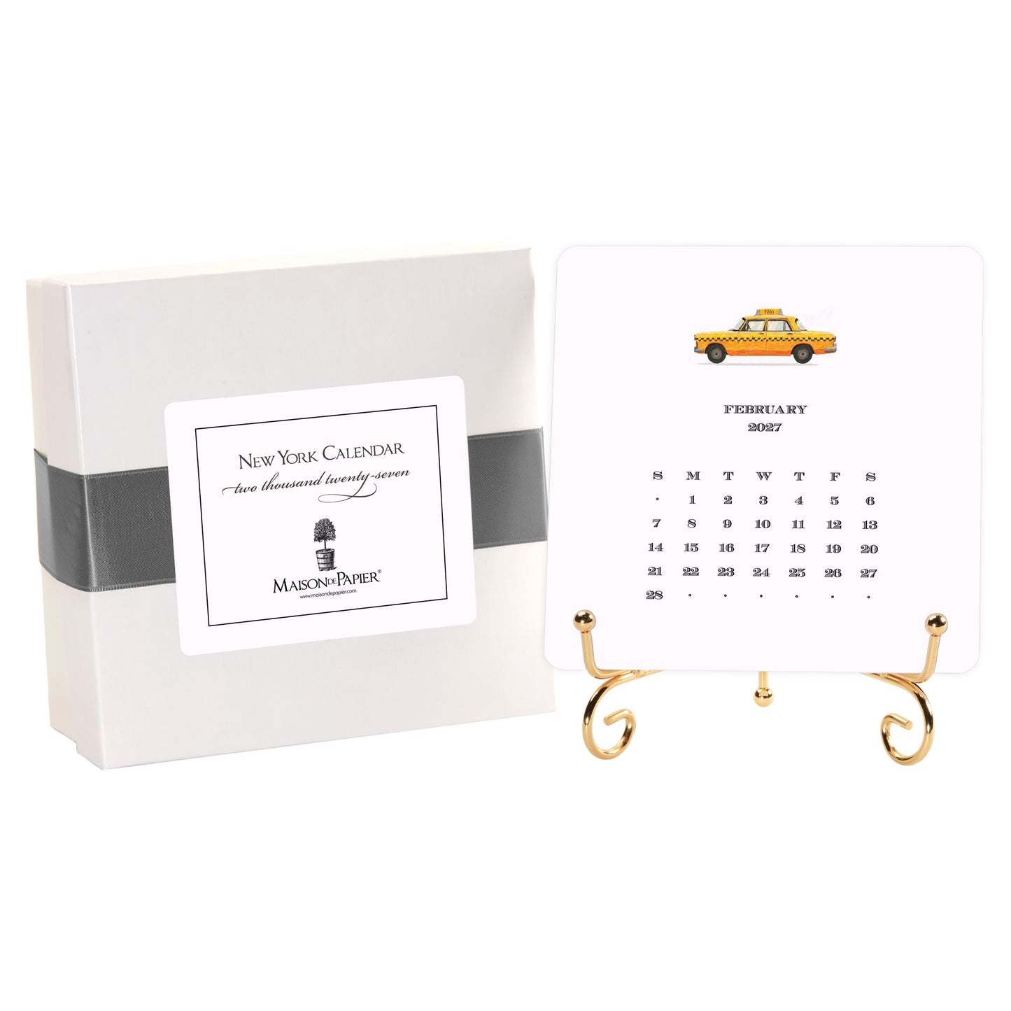 2027 New York Desk Calendar