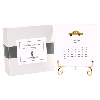 2027 New York Desk Calendar