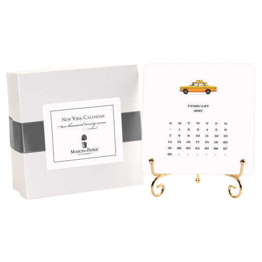 2027 New York Desk Calendar