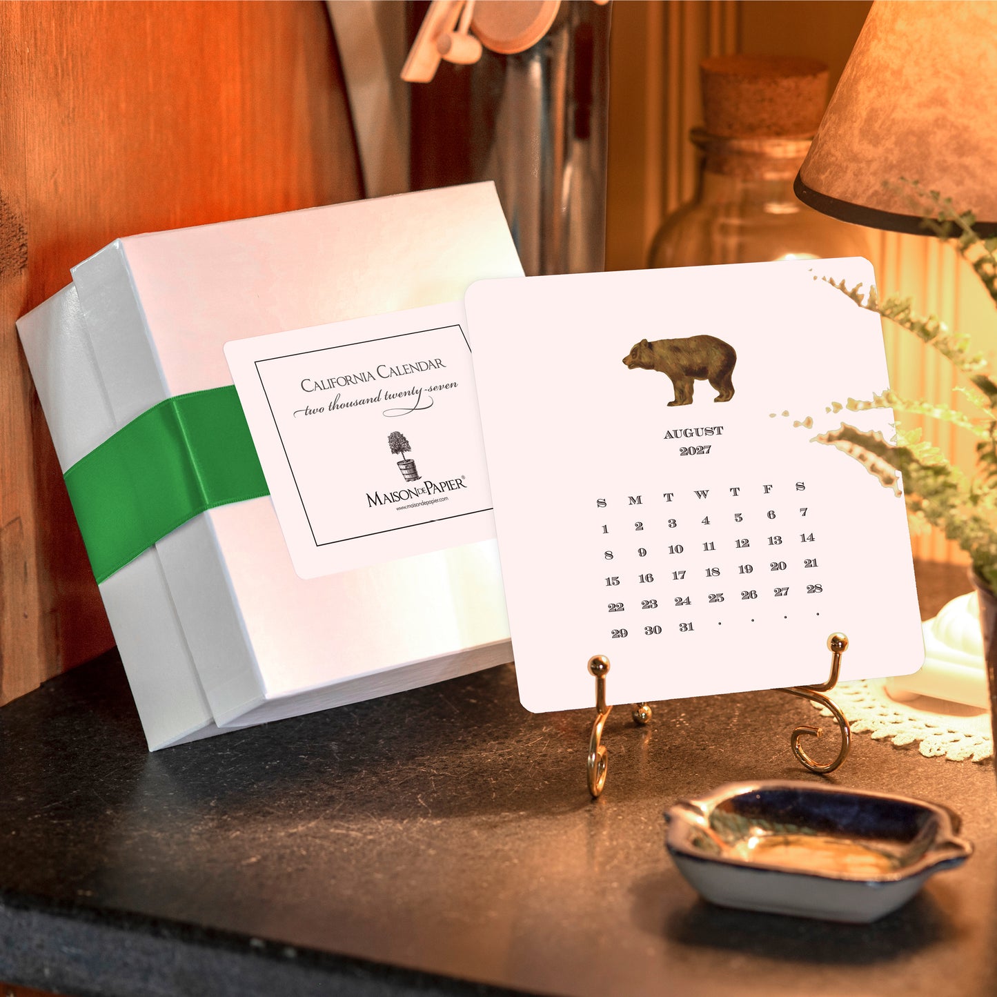 2027 California Desk Calendar