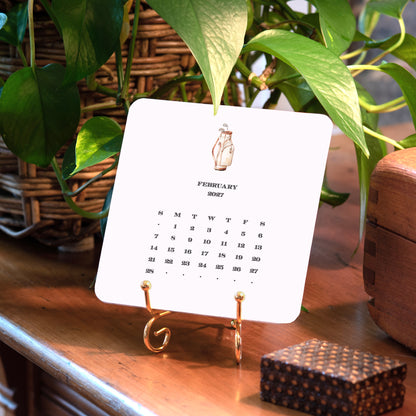 2027 Golf Desk Calendar