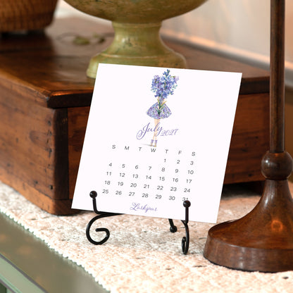 2027 Ann Scott Flowers Desk Calendar