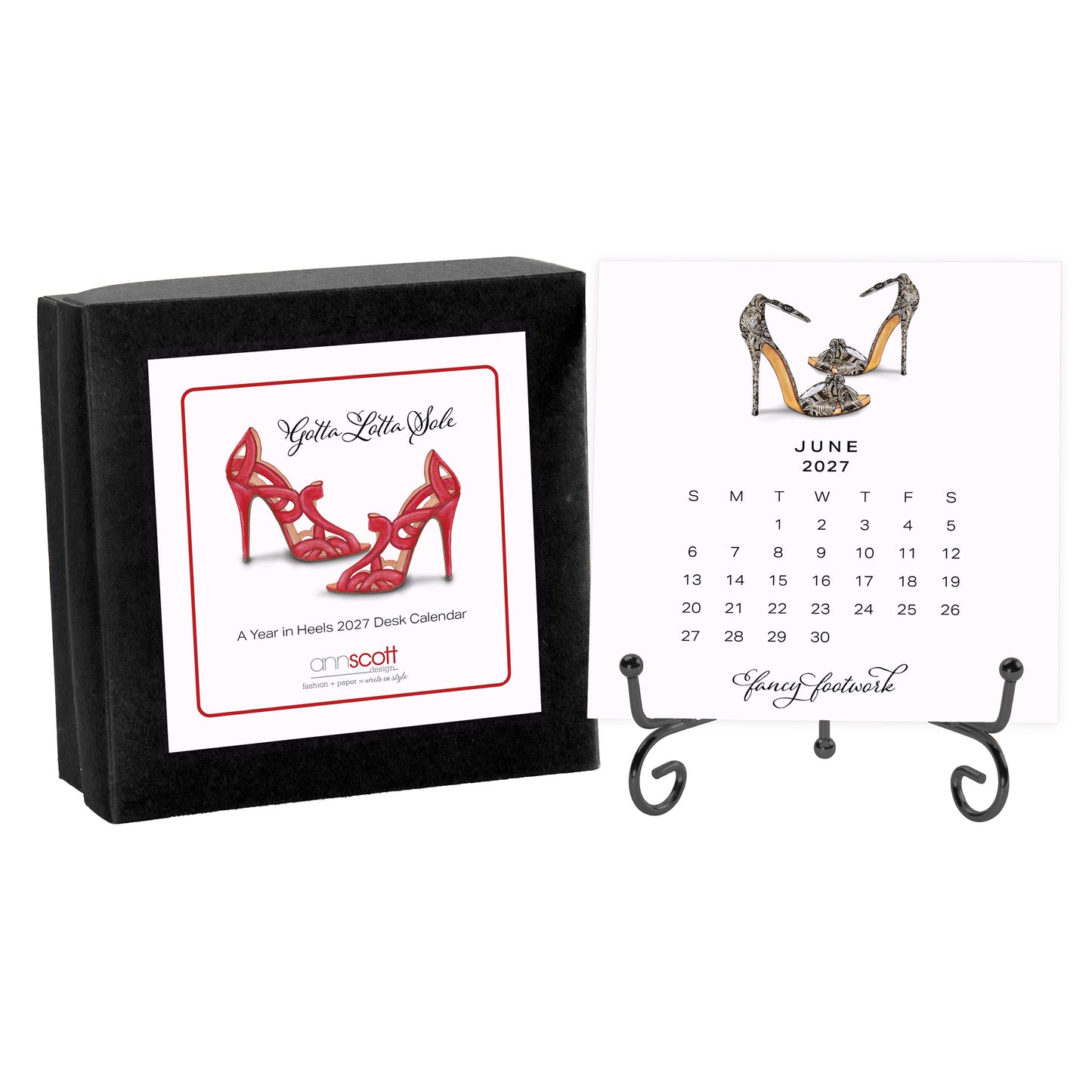 2027 Ann Scott Heels Desk Calendar