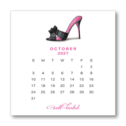 2027 Ann Scott Heels Desk Calendar