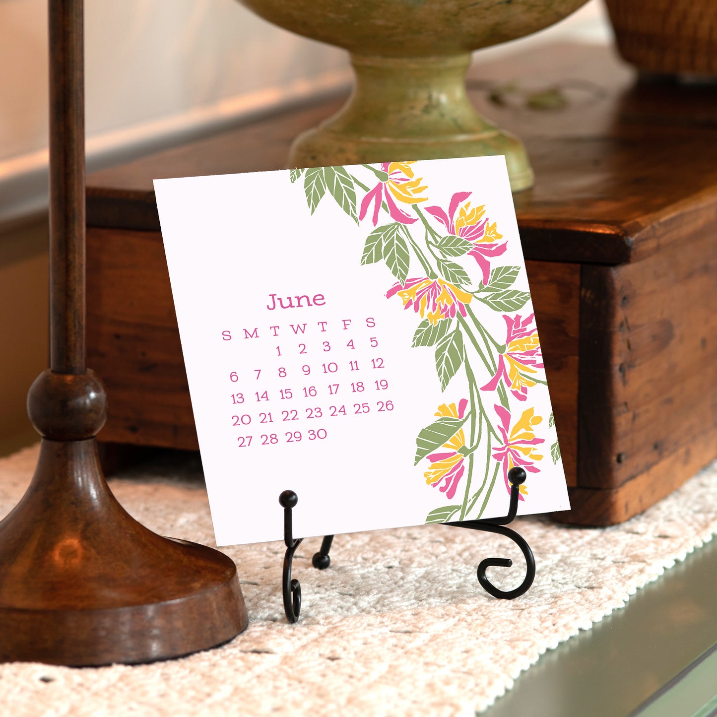2027 Arts & Crafts Press Wildflower Desk Calendar