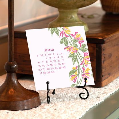 2027 Arts & Crafts Press Wildflower Desk Calendar