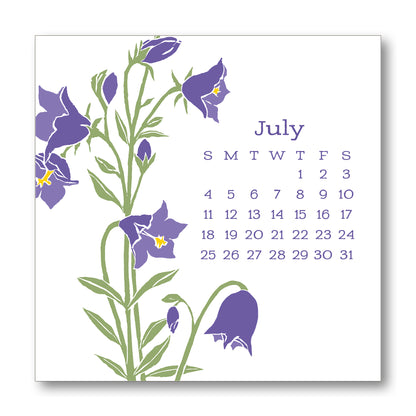 2027 Arts & Crafts Press Wildflower Desk Calendar