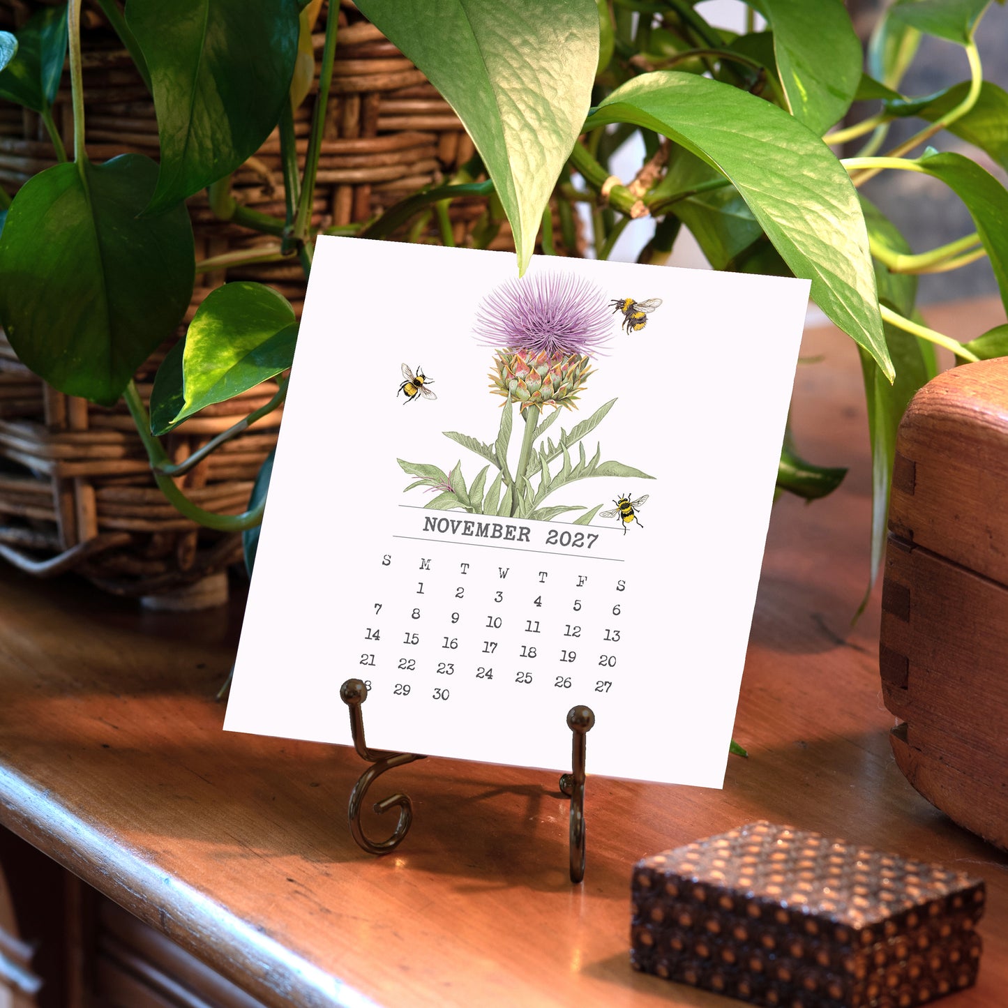 2027 Mary Lake-Thompson Bees Desk Calendar