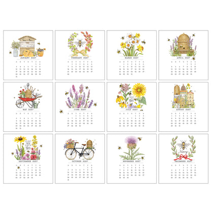 2027 Mary Lake-Thompson Bees Desk Calendar