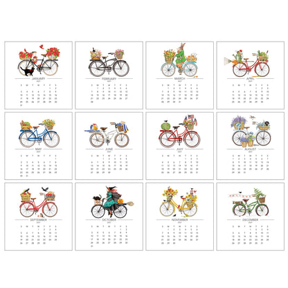 2027 Mary Lake-Thompson Bike Desk Calendar