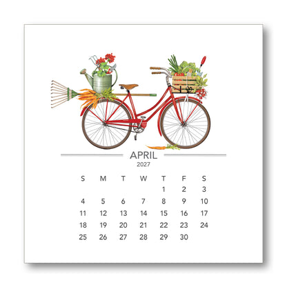 2027 Mary Lake-Thompson Bike Desk Calendar