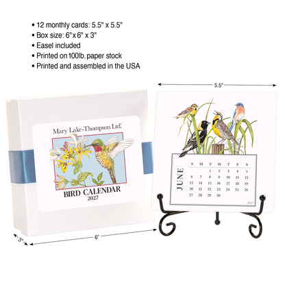 2027 Mary Lake-Thompson Bird Desk Calendar