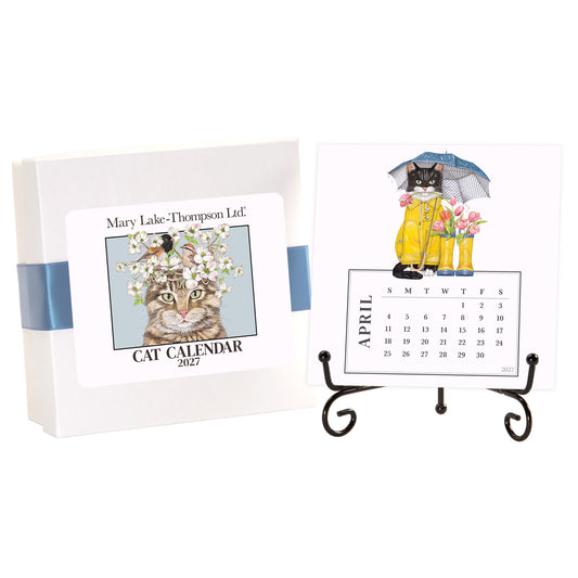 2027 Mary Lake-Thompson Cat Desk Calendar