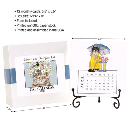 2027 Mary Lake-Thompson Cat Desk Calendar