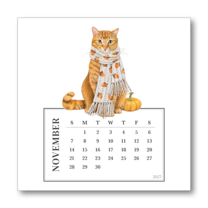 2027 Mary Lake-Thompson Cat Desk Calendar