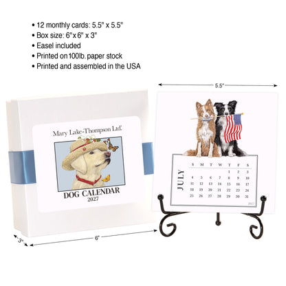 2027 Mary Lake-Thompson Dog Desk Calendar