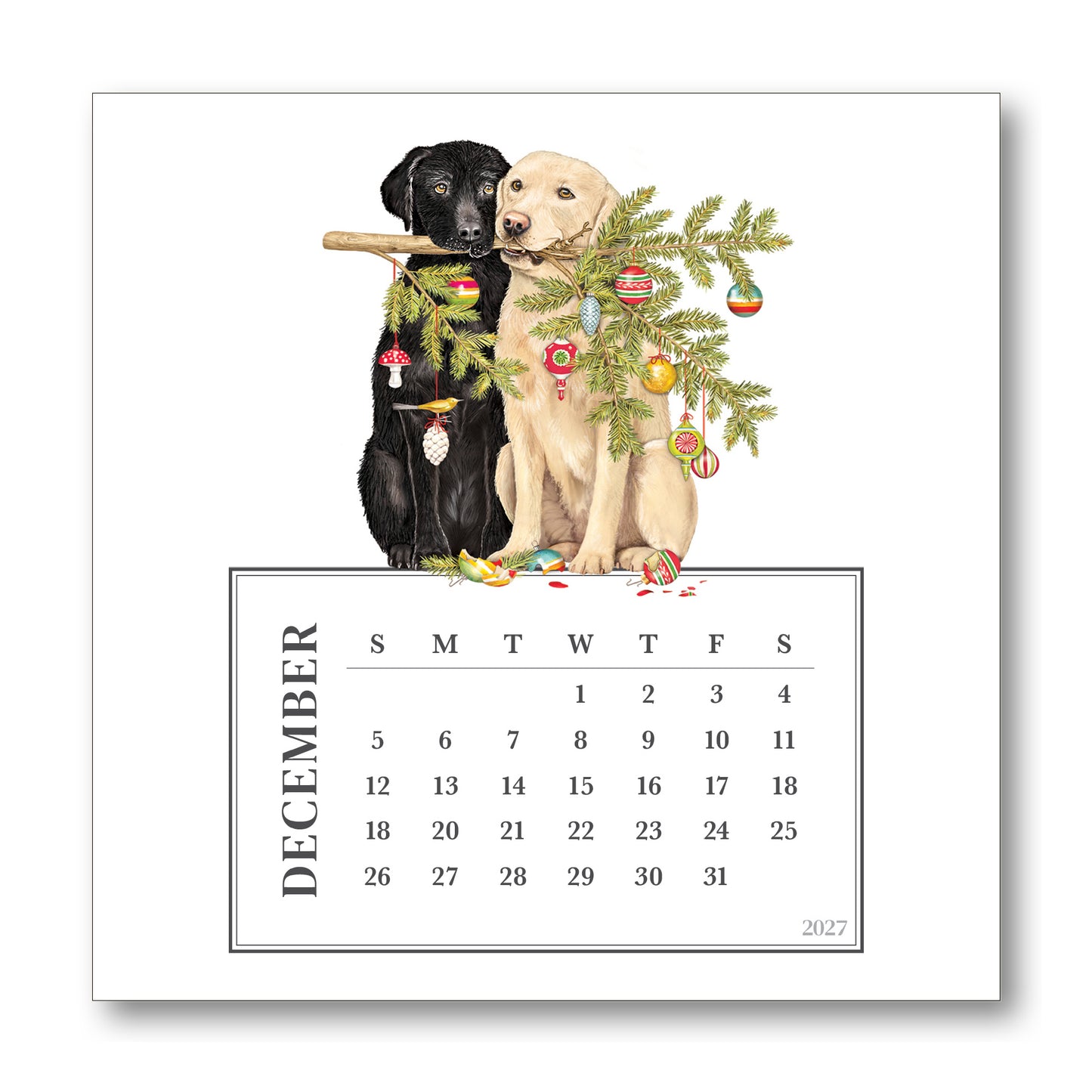 2027 Mary Lake-Thompson Dog Desk Calendar