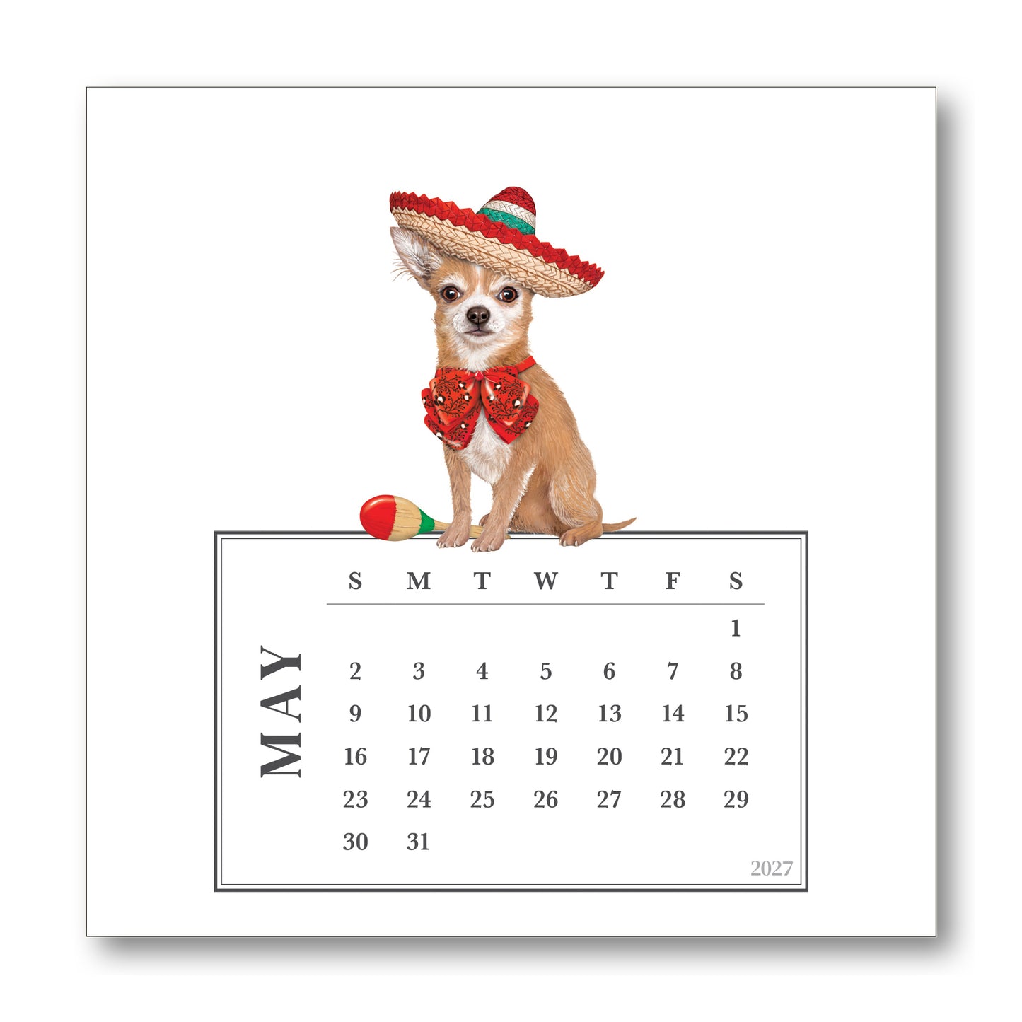 2027 Mary Lake-Thompson Dog Desk Calendar