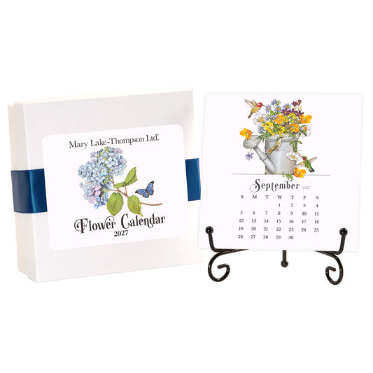 2027 Mary Lake-Thompson Flower Desk Calendar