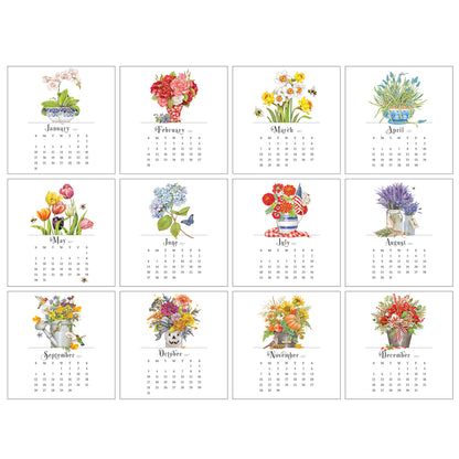 2027 Mary Lake-Thompson Flower Desk Calendar