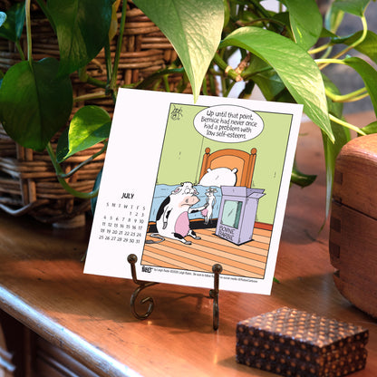 2027 Rubes® Cow Desk Calendar