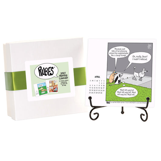 2027 Rubes® Dog Desk Calendar