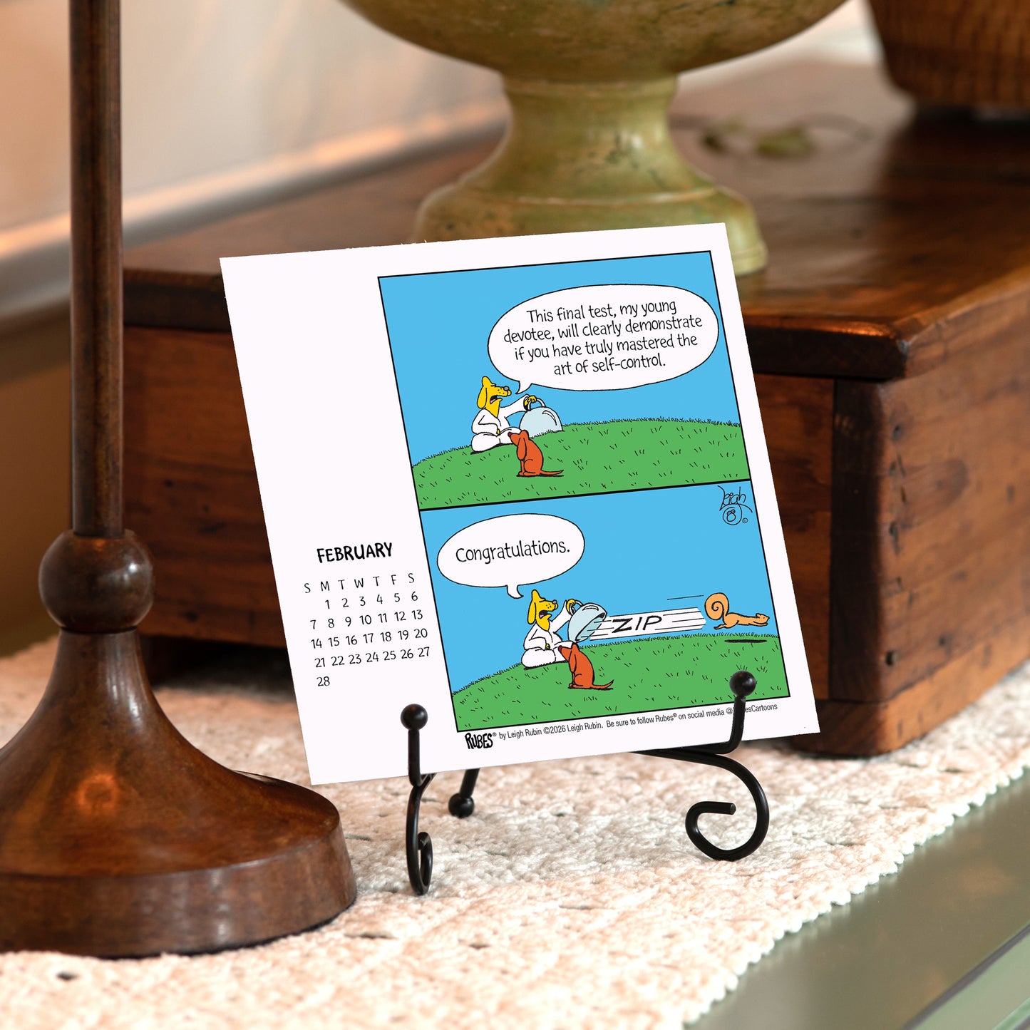 2027 Rubes® Dog Desk Calendar