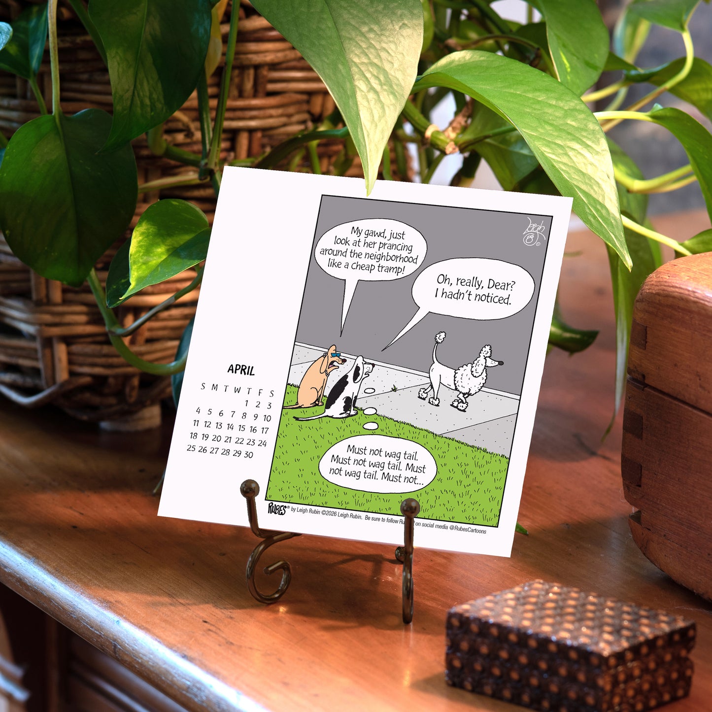 2027 Rubes® Dog Desk Calendar