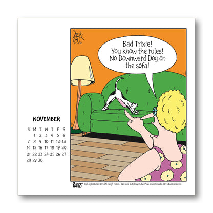 2027 Rubes® Dog Desk Calendar