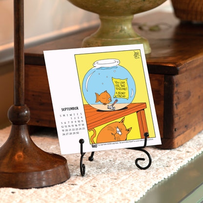 2027 Rubes® Cat Desk Calendar