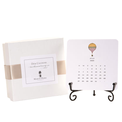2026 Desk Calendar with Easel