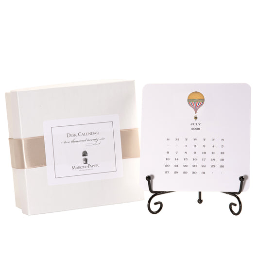 2026 Desk Calendar with Easel
