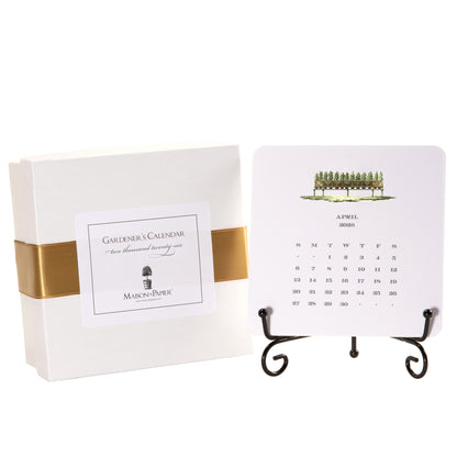 2026 Gardener's Calendar with Easel