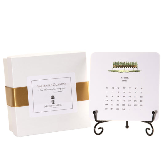 2026 Gardener's Calendar with Easel