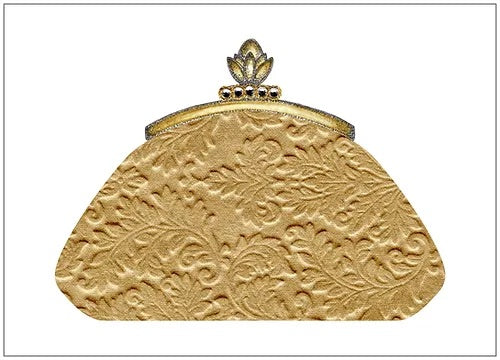 SEH CCC003 - Gold Damask Purse