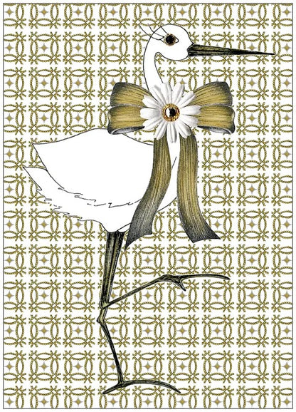 SEH CCC155 - Posh Pattern Stork