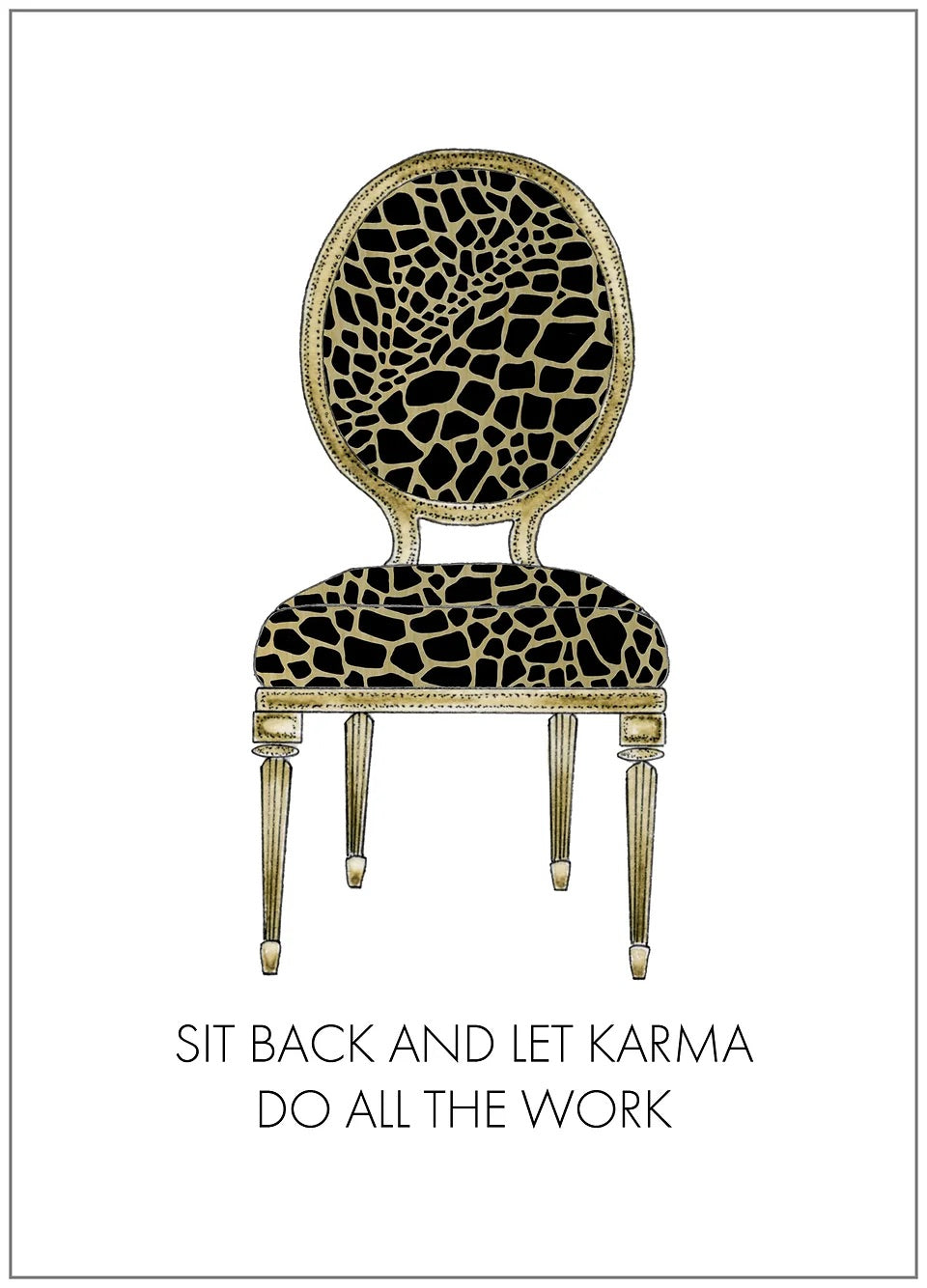 CL-ASSY007 - LEOPARD CHAIR