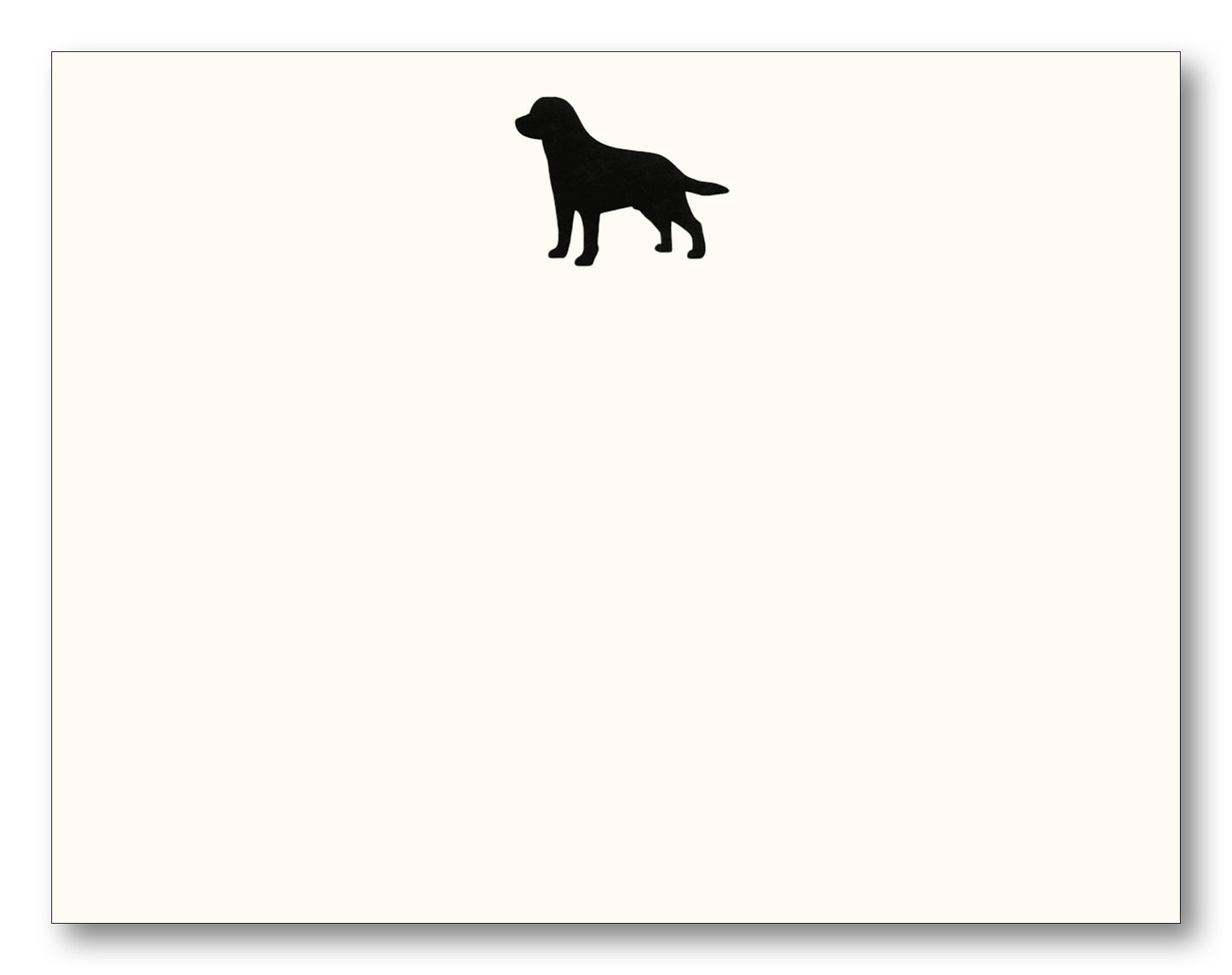 Lab Silhouette Note Card