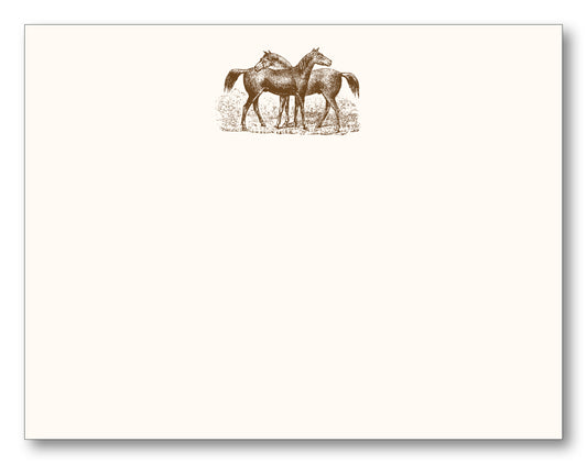 Horse Pair Note Card