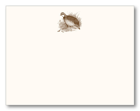 Quail Note Card