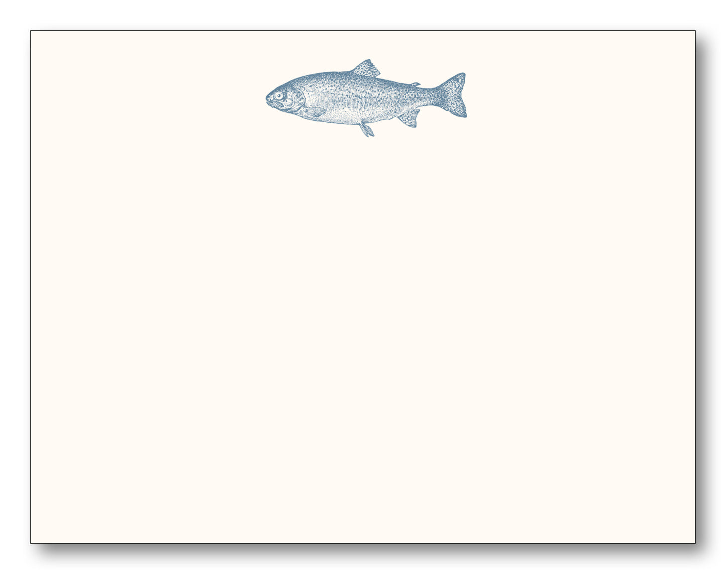 Trout Steel Note Card