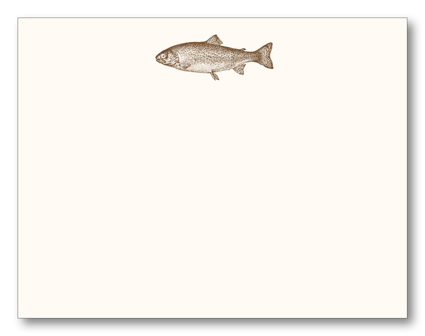 Chocolate Trout Note Card