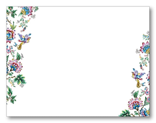 Flower Border Note Card