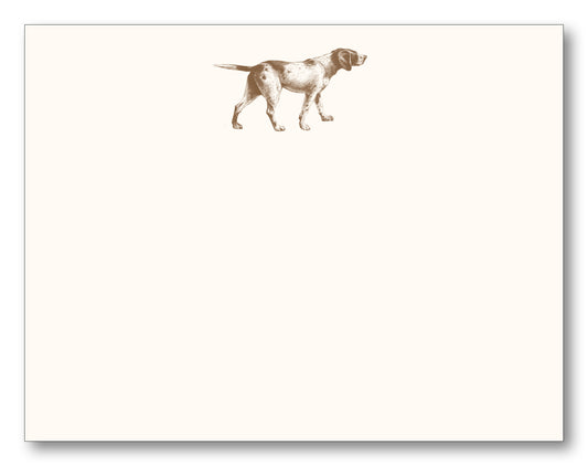 Pointer Chocolate Note Card